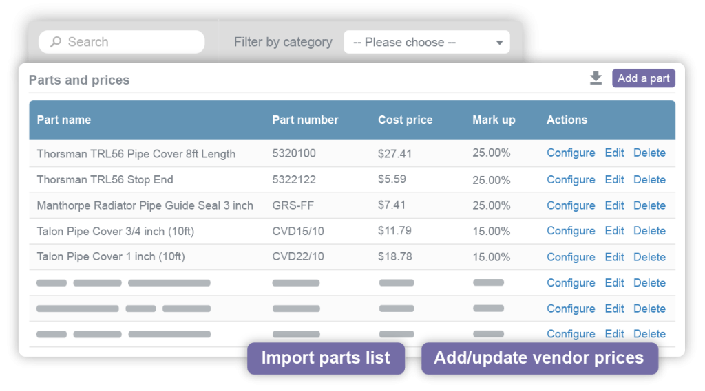 parts inventory management