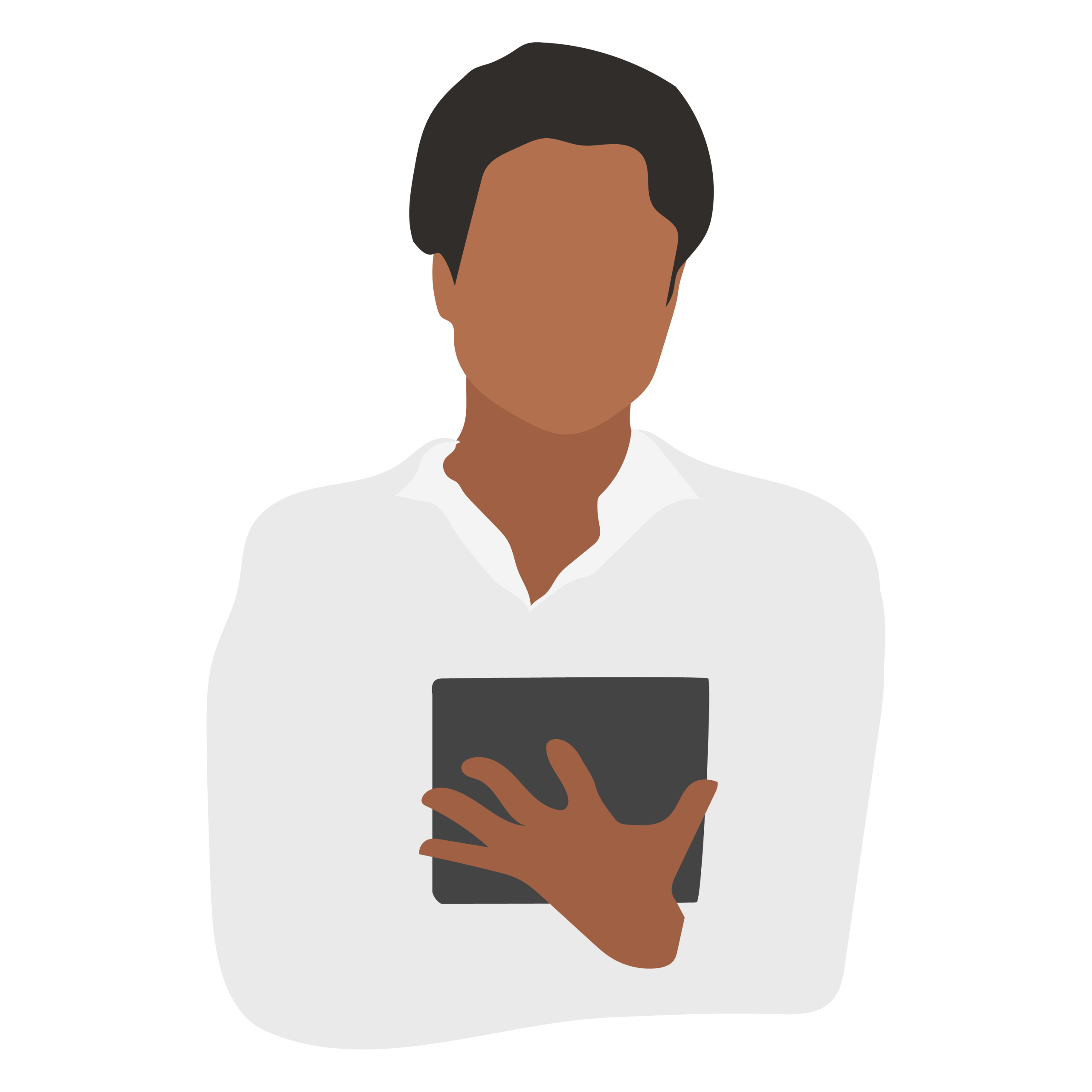 Person with tablet icon